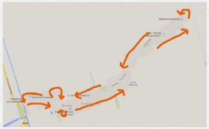 Route Goudriaan Feestweek 2015